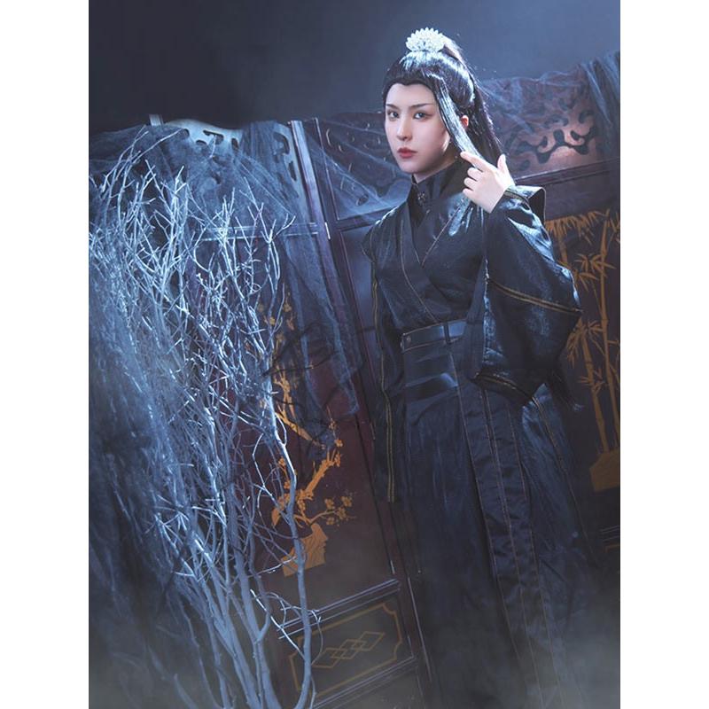 天官賜福 賀玄 コスプレ衣装 黒水沈舟 オリジナル コスチューム 仮装 大人用 文化祭 イベント パーティ 演劇 舞台 学芸会_7