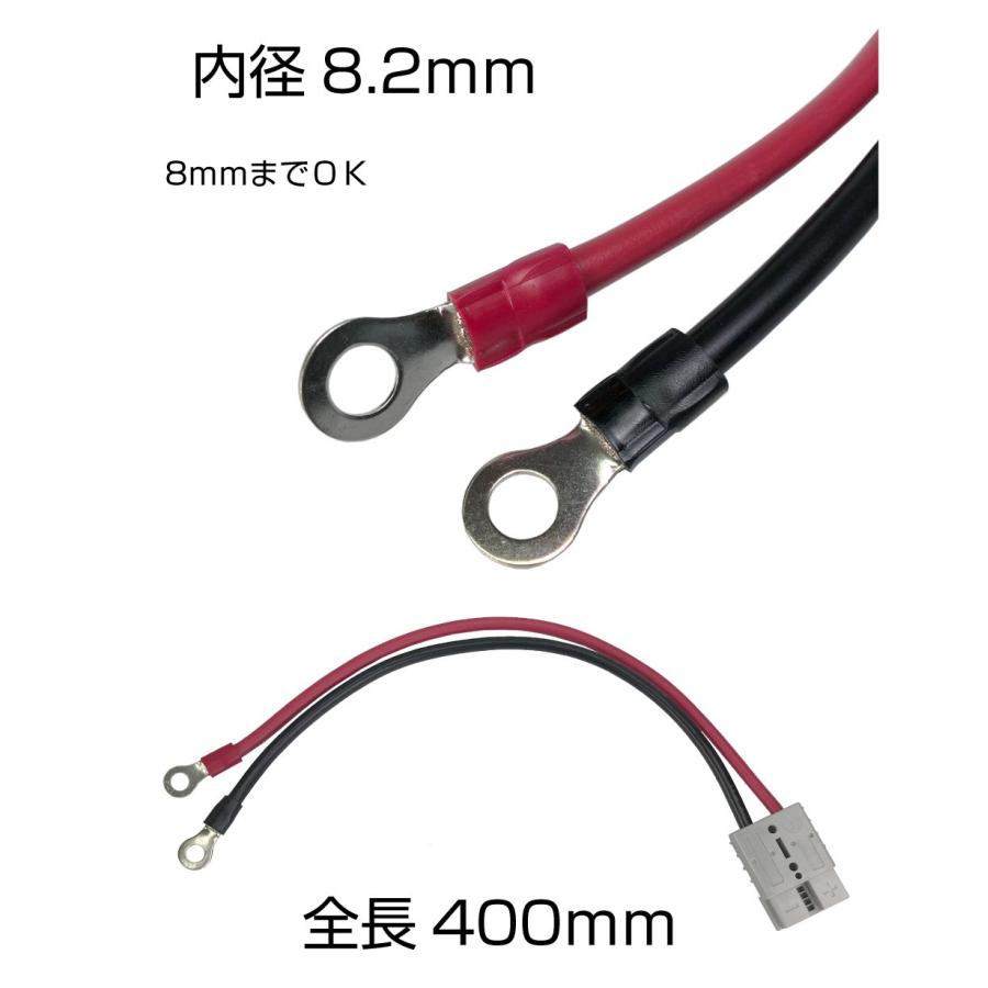カプラー バッテリー 車中テレワーク 高電流 電源 取り出し 電源取り出し 丸形 O型 50A/600W コネクター専用 丸型端子 50A-CTRT メール便(ネコポス)送料無料|gracetrim2|04