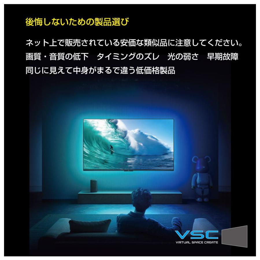 照明付きディスプレイ モニター イルミ LED ライト VSC アーティスティックライト24インチ用