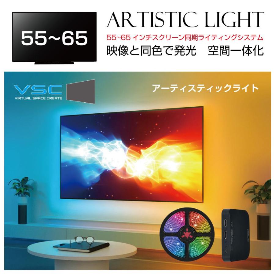 モニター イルミ LED ライト VSC アーティスティックライト55〜65
