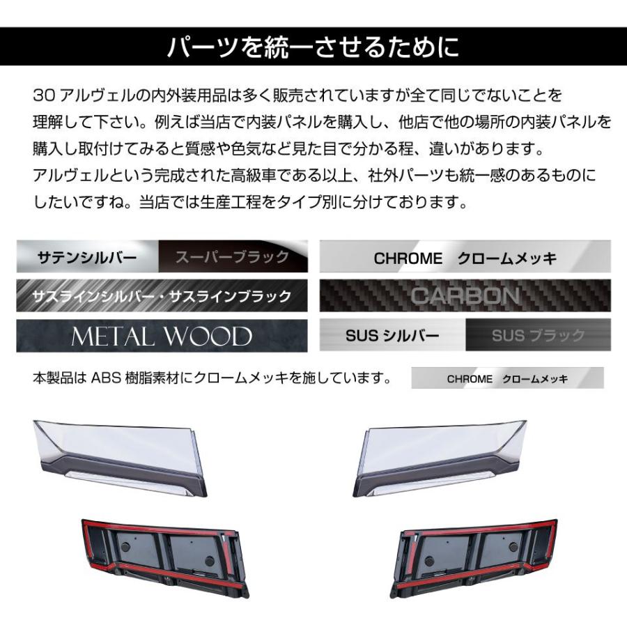 アルファード 30系後期　グリル ガーニッシュ メッキ　新品未使用 10/31までクーポン利用で10％OFF! | 30系 後期専用 アルファード