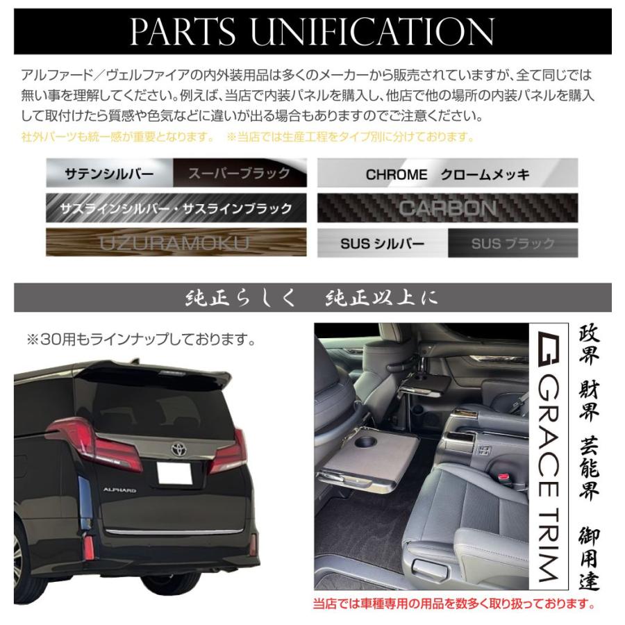 40系 アルファード ヴェルファイア バックドアアンダーガーニッシュ