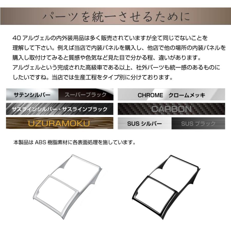 40系 アルファード ヴェルファイア センターコンソールボックス