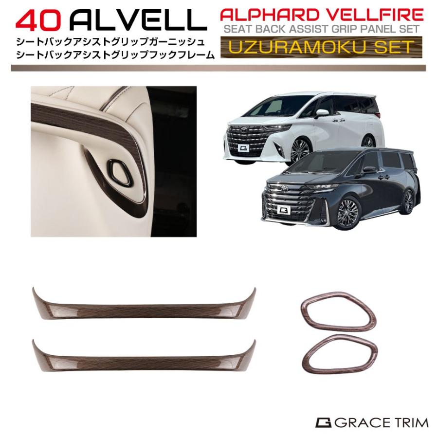 うずら杢調ガーニッシュセット 40系アルファード・ヴェルファイアHEV/PHEV
