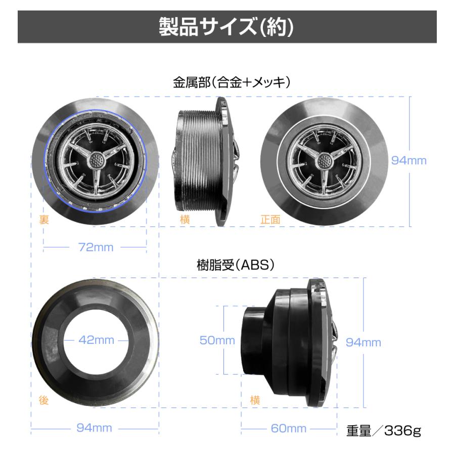 キャンピングカーパーツ ルーバー 直径95mm レトロ メッキエアコン
