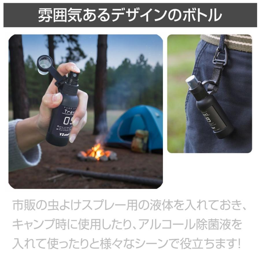 アウトドア カラビナ スプレーボトル スプレー ボトル 容器 ミスト