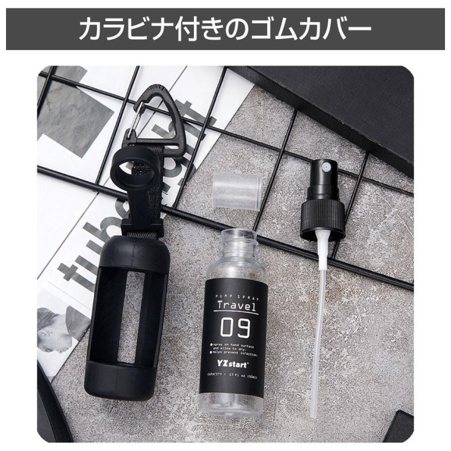 アウトドア カラビナ スプレーボトル スプレー ボトル 容器 ミスト