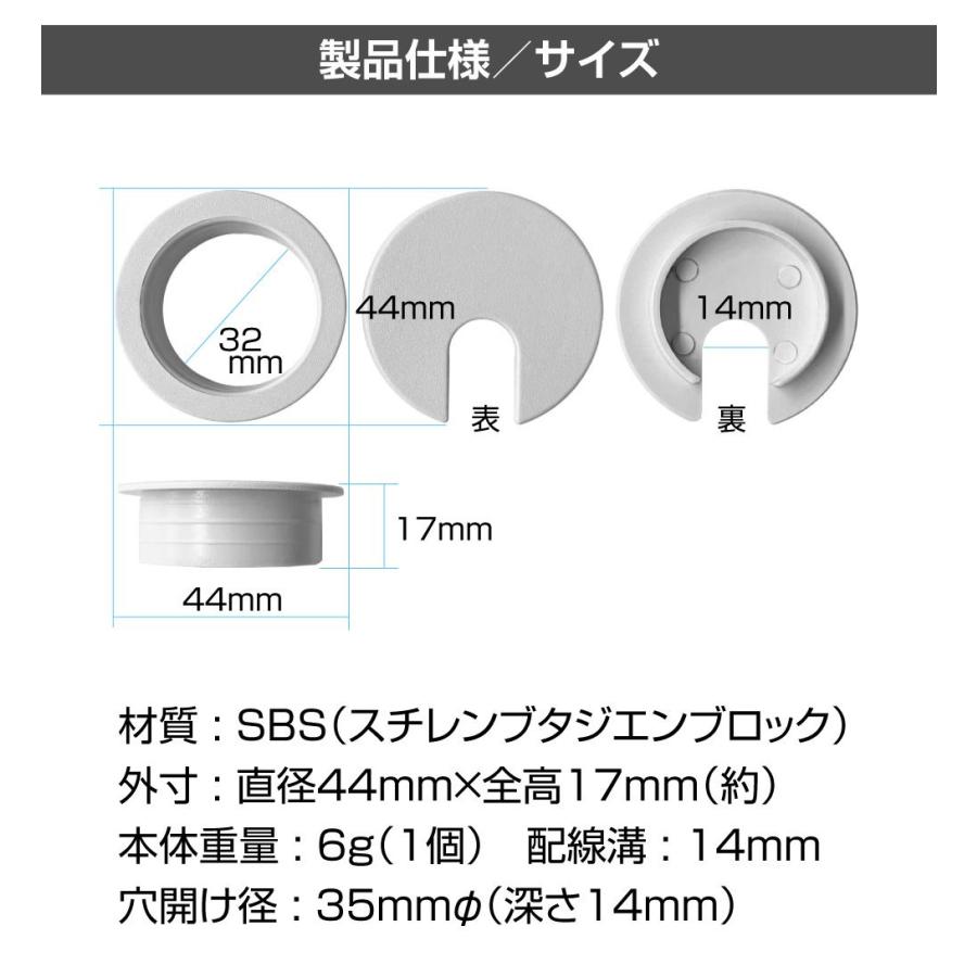 キャンピングカー パーツ 直径35mm穴用 配線通しメクラ蓋 2個 キャンピングカー パーツ 直径35mm穴用 配線通しメクラ蓋 2個