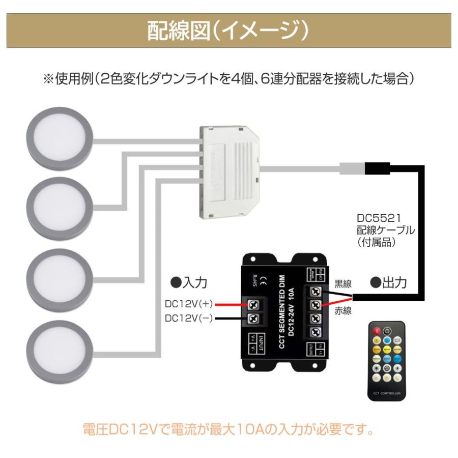 2色変化ダウンライト用 コントロールリモコンユニット AWD-DIY-2CRM