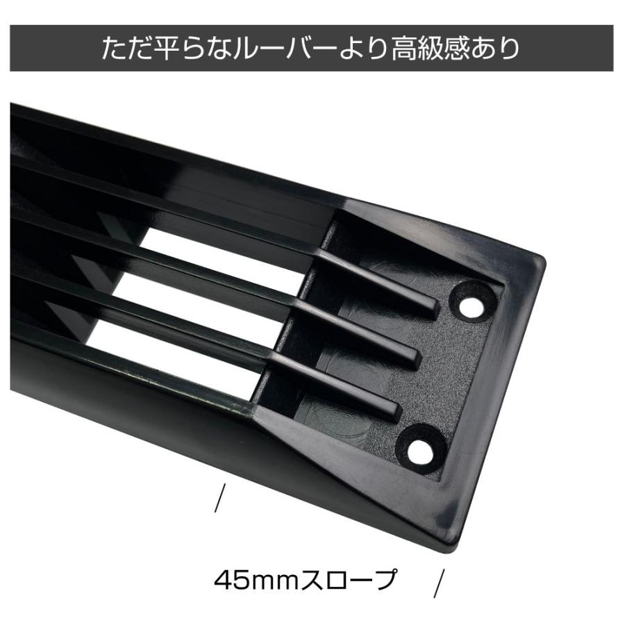 キャンピングカー 換気 ロングルーバー Bタイプ 450×70 1個入り 全2色