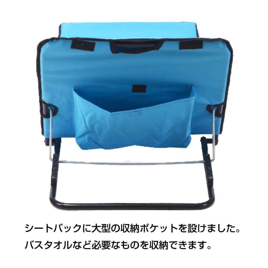 ビーチベッド ビーチチェア ビーチマット 5段リクライニングシート 全2