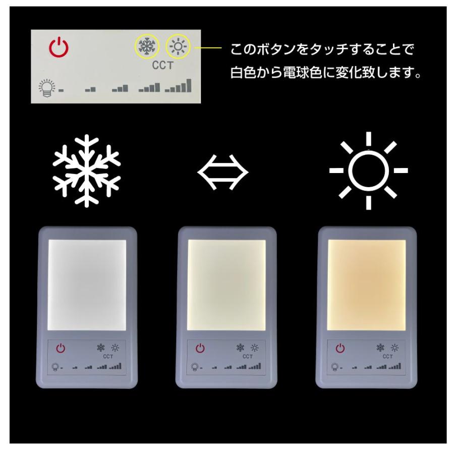 キャンピングカーパーツ タッチパネル シングル LEDルームランプ DC12V