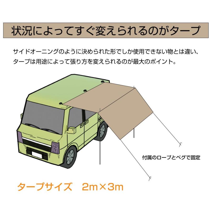 アトレー700系アウトドア用テントタープ