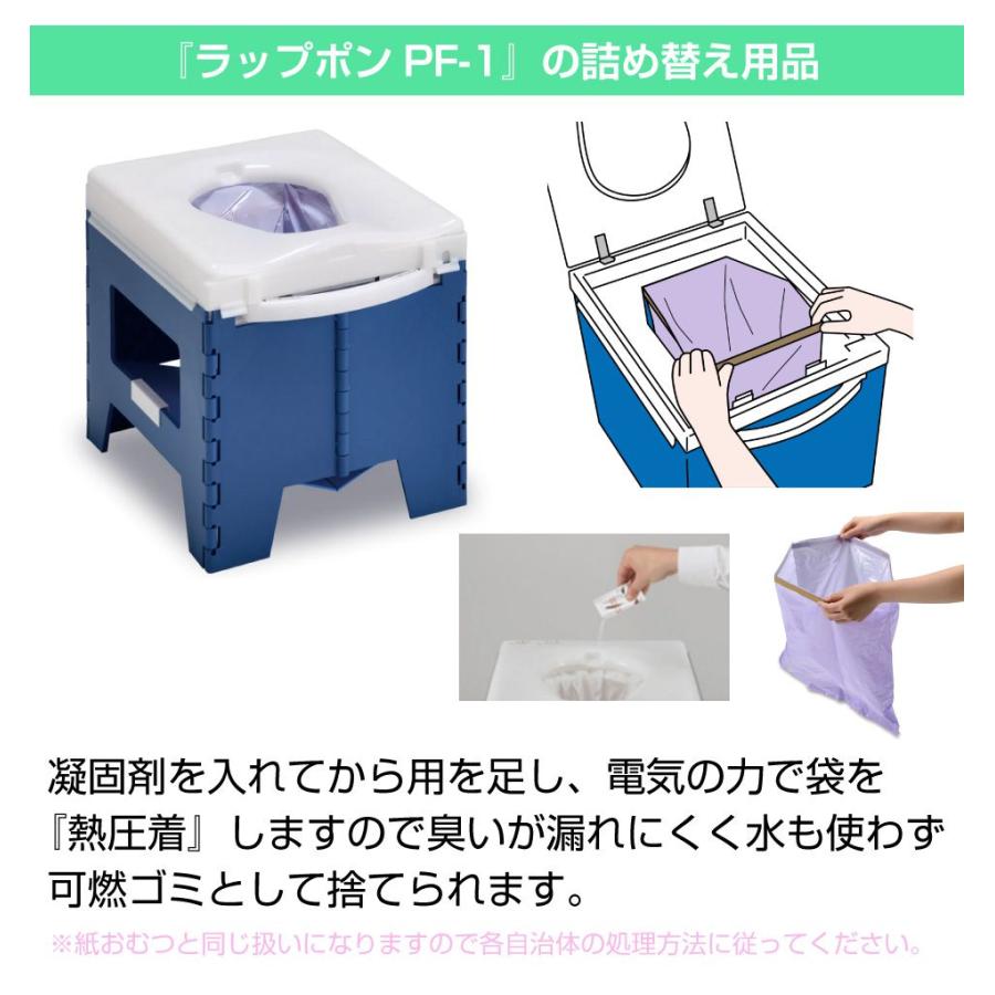 ラップ式簡易トイレPF-1用 消耗品セット C0SEFP01JH | 簡易