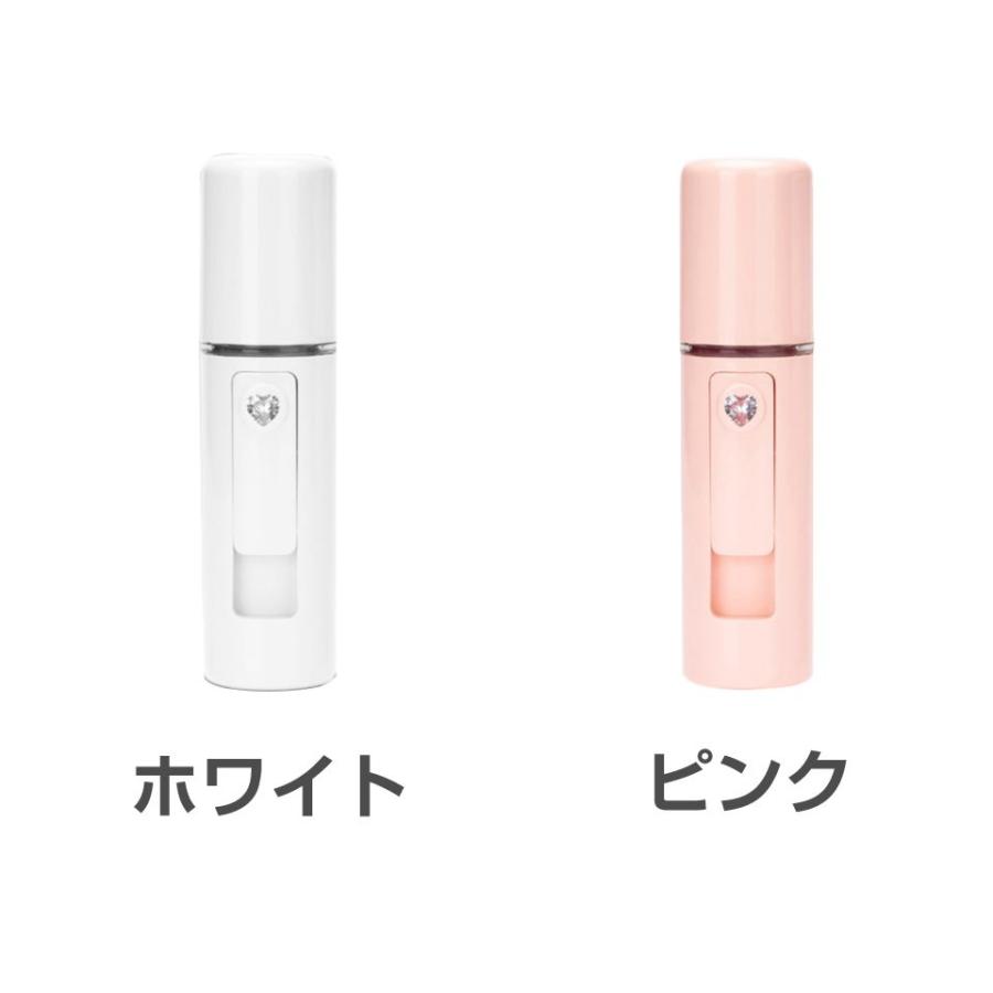 ハンディミスト ナノイオン 容量20ml 充電式 全2色 CE-HDMPW 加湿器
