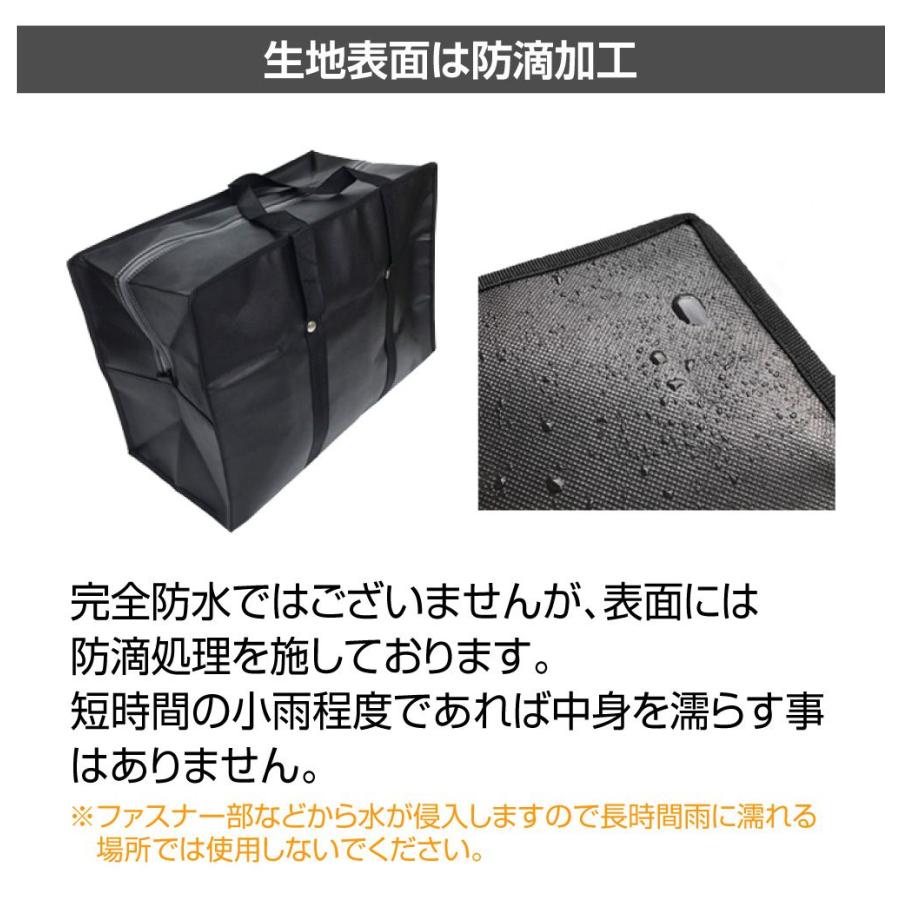 大型 袋 長期保管 ボックス型収納バッグ大サイズ 78x58x30cm CZ-BXBAG