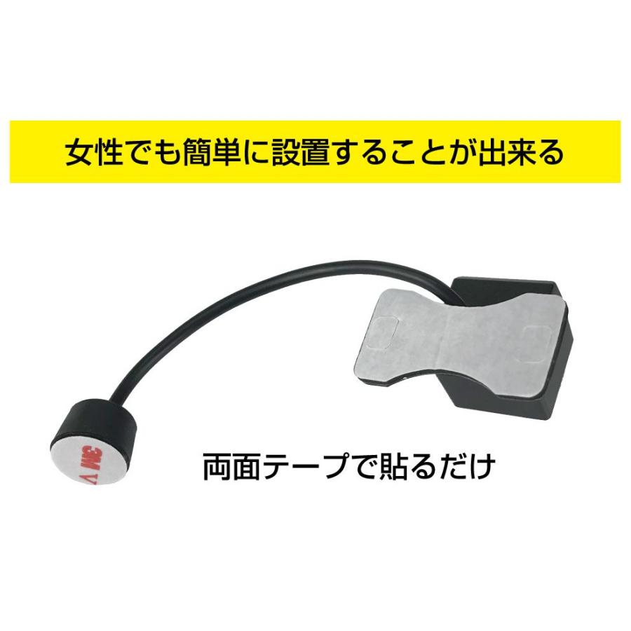 車 バイク スクーター リア ダミーカメラ ステッカー付 CZ-CMDS