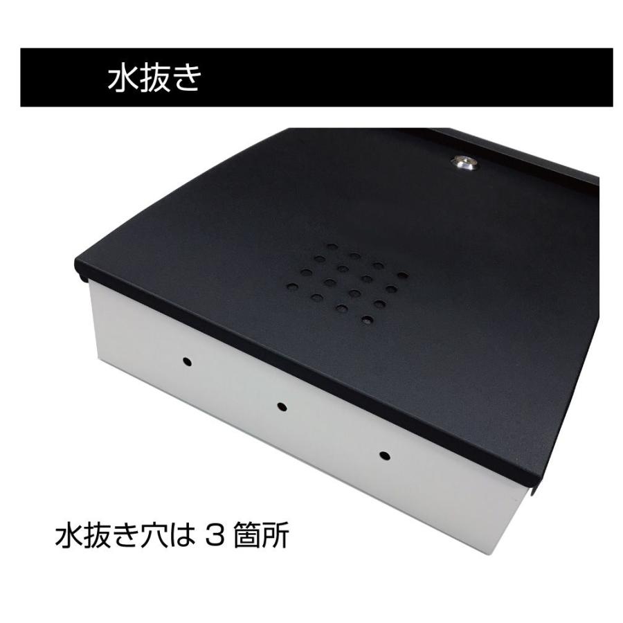 ポスト 壁掛けポスト 郵便ポスト 郵便受け 鍵付き カラーメール