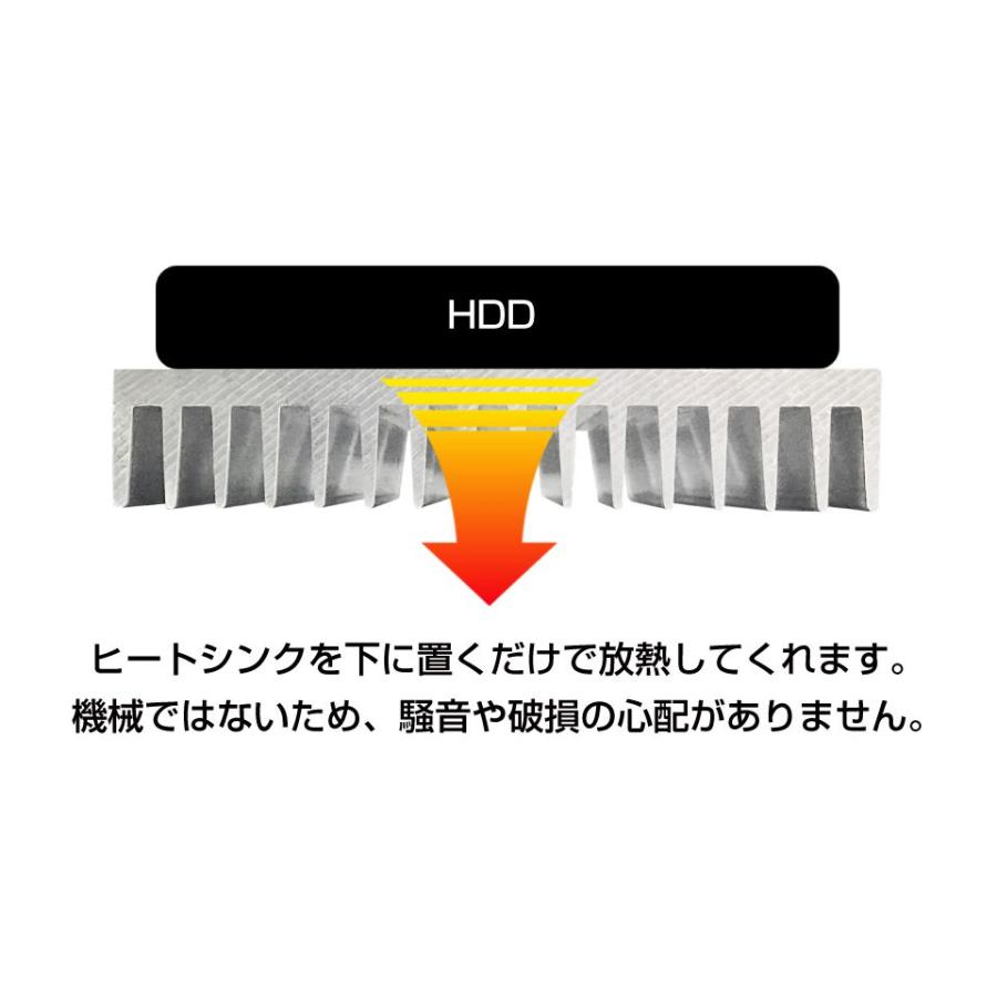 HDD用 ヒートシンク Lサイズ CZ-SPHP001 | 冷却 放熱板 スマホ