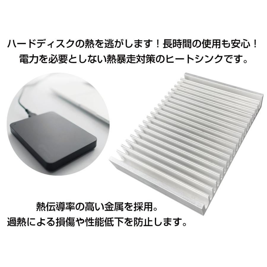 HDD用 ヒートシンク Mサイズ CZ-SPHP004 | HDD 冷却 放熱板 スマホ