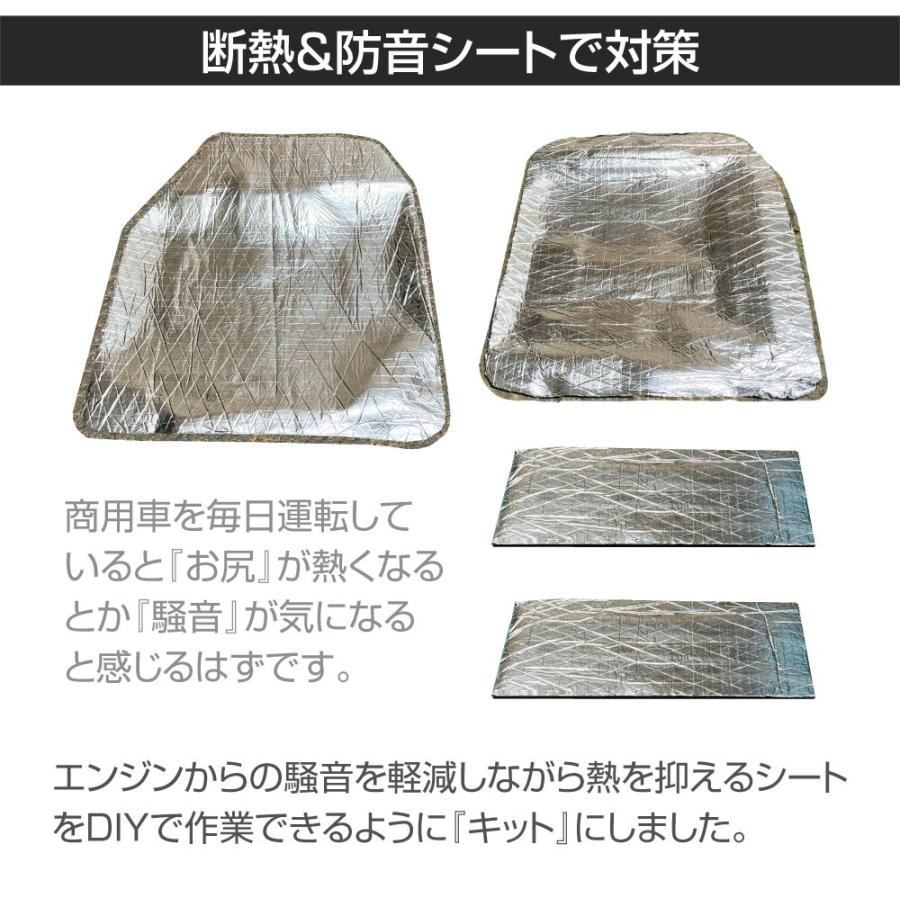 ダイハツ アトレー ハイゼット 700系 エンジンルーム断熱防音キット