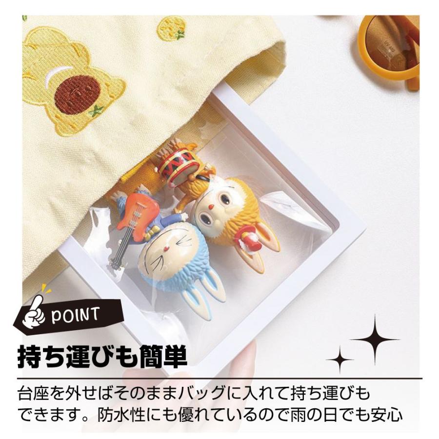 ディスプレイケース コレクションケース 四角形 クリアケース 18×18cm