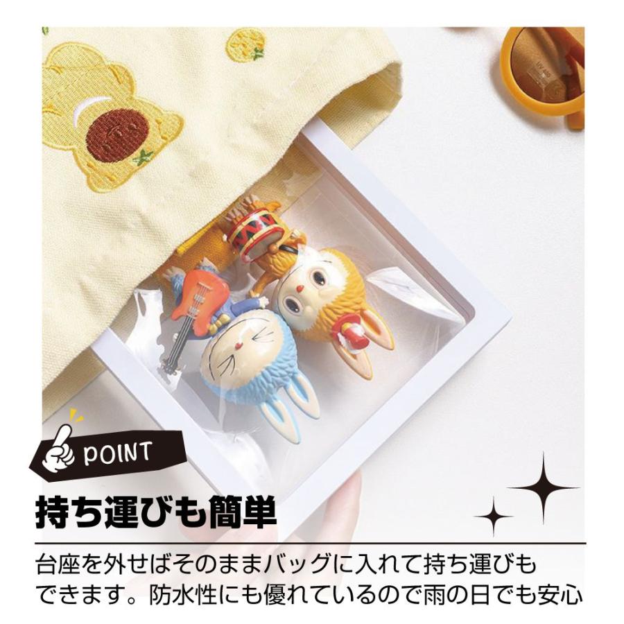 ディスプレイケース コレクションケース 四角形 クリアケース 7×7cm