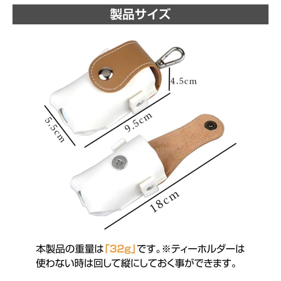 ゴルフボールケース ゴルフボール ケース ポーチ 高級 ティー PUレザー