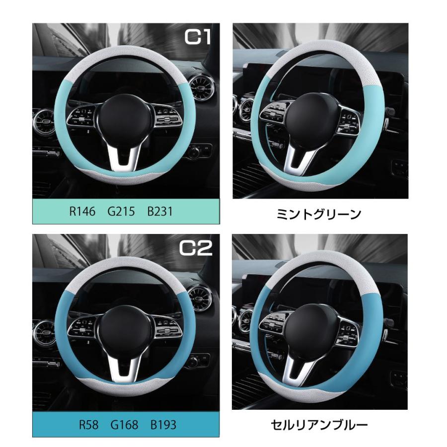 カー用品 ハンドル Amazon | Alfanxi 手縫い縫い イタリア アルカンターラ 車