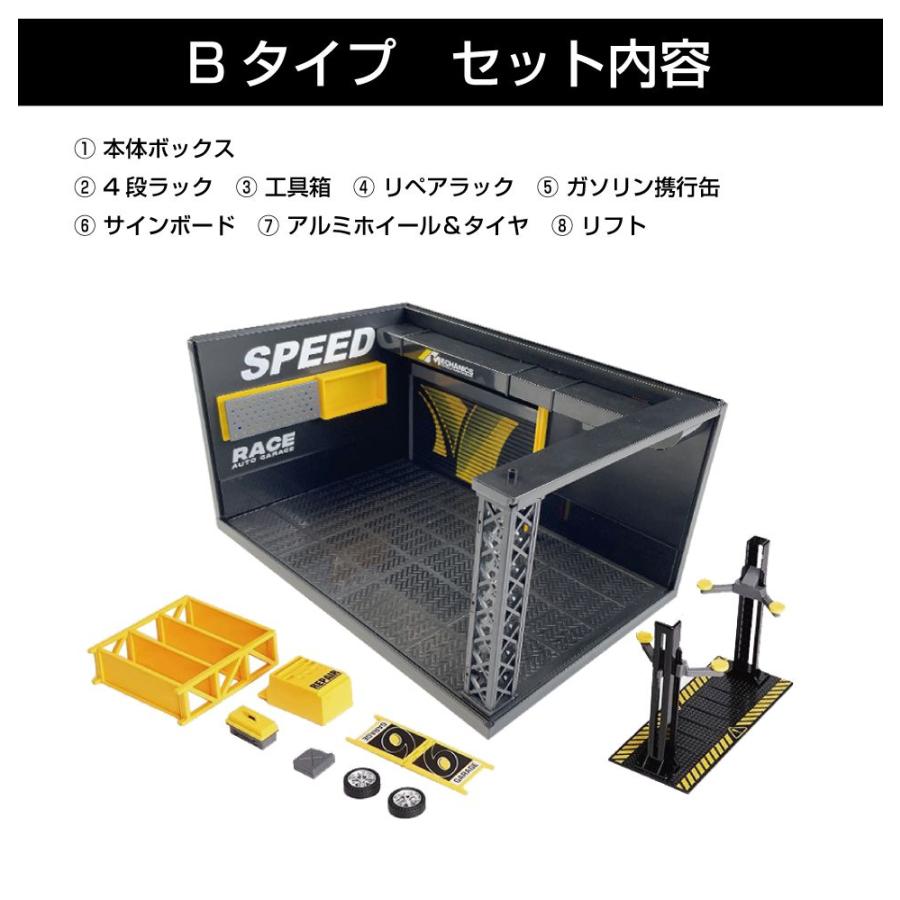ミニカー ディスプレイケース 模型 カスタムショップモデル Bタイプ