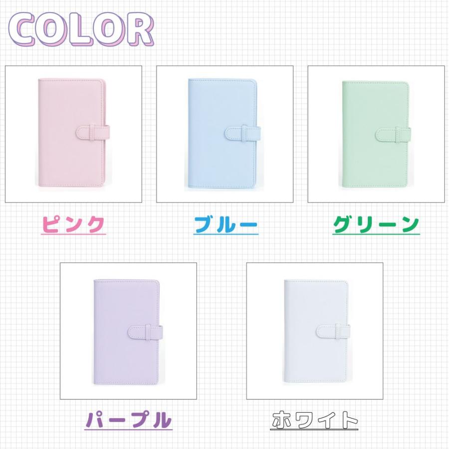 チェキ アルバム チェキ帳 instax チェキアルバム PUレザー 108枚収納