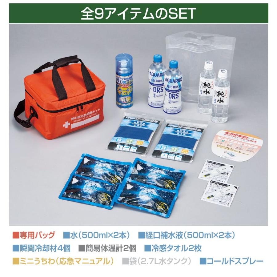 熱中症対策キット 応急処置セット 熱中症 応急セット 熱中症予防 経口