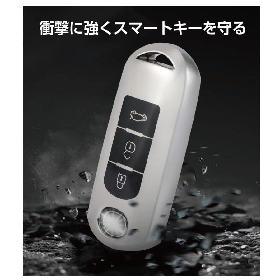 MAZDAスマートキー 6つセット マツダ キーケース スマートキーケース アクセサリー ソフト