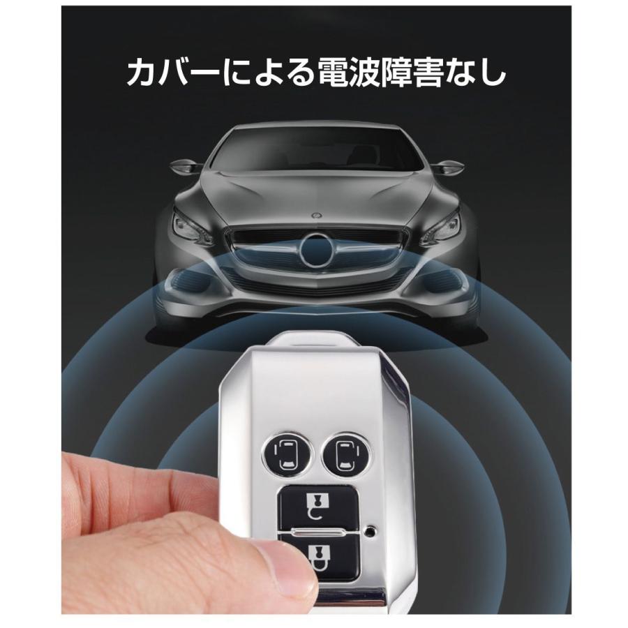 スズキ キーケース スマートキーケース SUZUKI スマートキーカバー タイプE ボタンマーク入 全4色 KC6-SZE メール便(ネコポス)送料無料|gracetrim2|03
