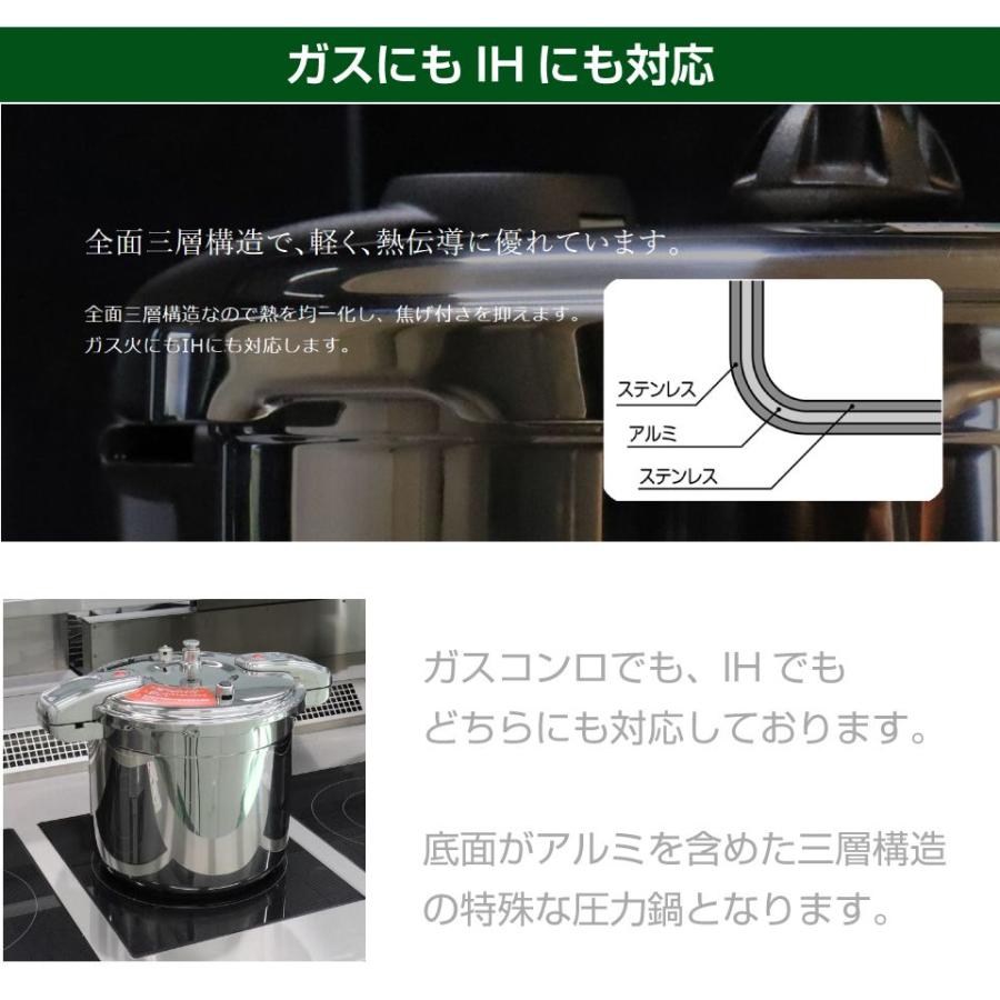 ワンダーシェフ プロ ミドル 圧力鍋 業務用 10L NMDA10 即購入OK ワンダーシェフ 圧力鍋 業務用 10L プロミドル IH対応 ガス プロ仕様