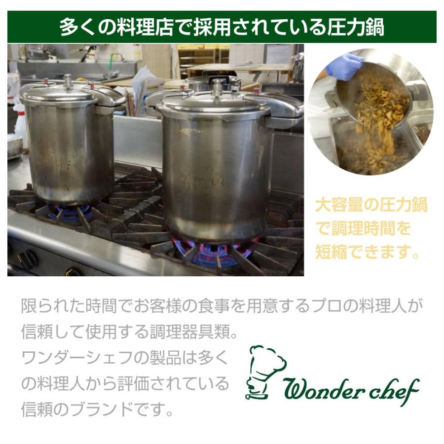 新品 未使用! ワンダーシェフ　プロ　16L浅型　圧力鍋 業務用 プロ仕様 ワンダーシェフ 圧力鍋 Pro Big4（プロビッグ4