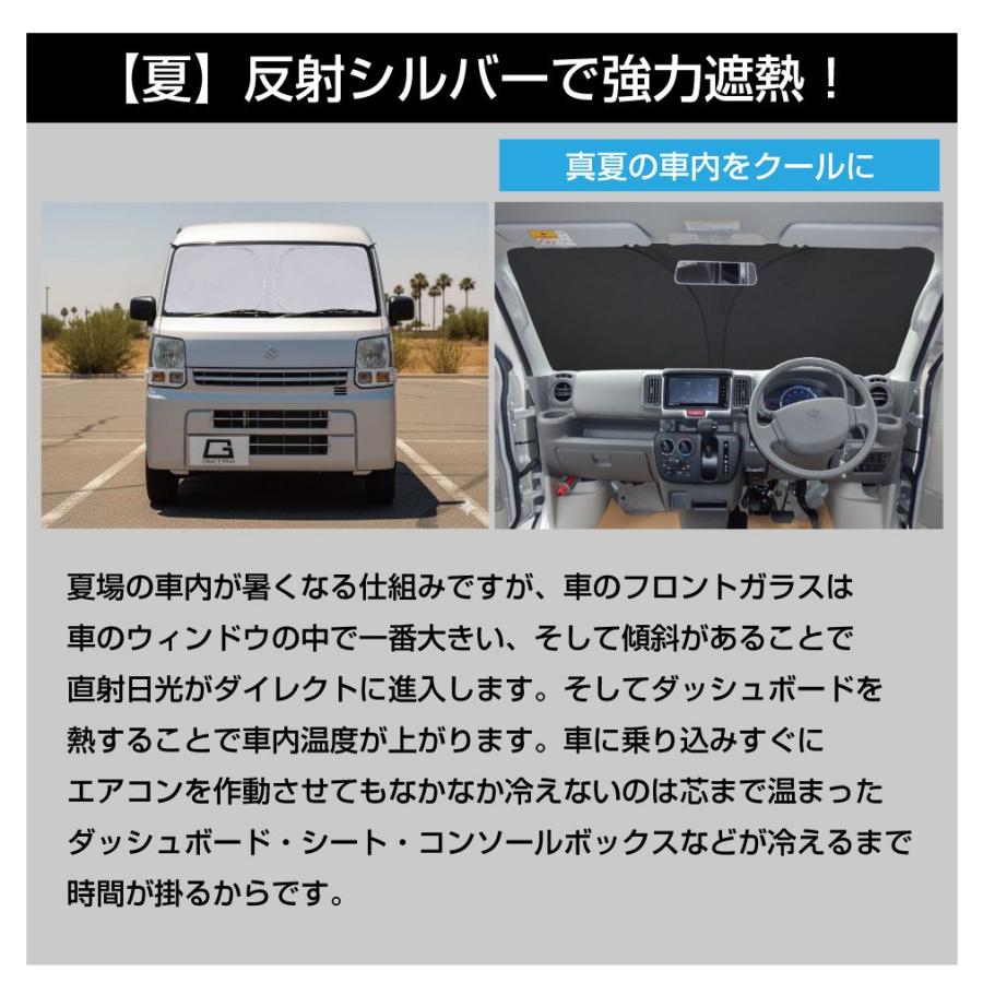 サンシェード 車 窓 フロント サイド サーモシェード(フロント一式