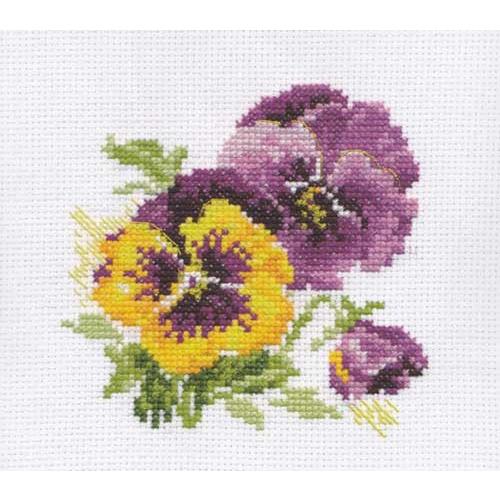 アリサ Alisa クロスステッチ 刺繍キット パンジー Em As081 グレイスワーク ヤフー店 通販 Yahoo ショッピング