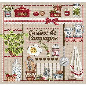 フランスのクロスステッチ 刺繍図案 カントリーキッチン Cuisine De Campagne マダム ラ フェ Madame La Fee Em Dmf107 グレイスワーク ヤフー店 通販 Yahoo ショッピング
