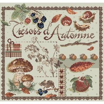 フランスのクロスステッチ 刺繍図案 秋の宝物 Tresors D Automne マダム ラ フェ Madame La Fee Em Dmf138 グレイスワーク ヤフー店 通販 Yahoo ショッピング