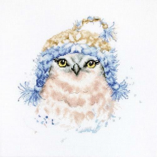 ルーカス Luca-S クロスステッチ刺繍キット フクロウ 16ct 鳥