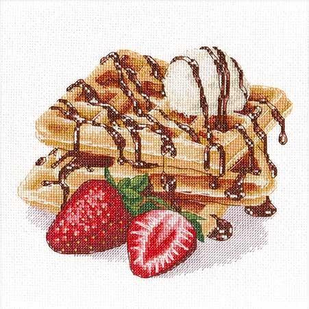 クロスステッチ刺繍キット オーブン OVEN ウィーンワッフル 14ct