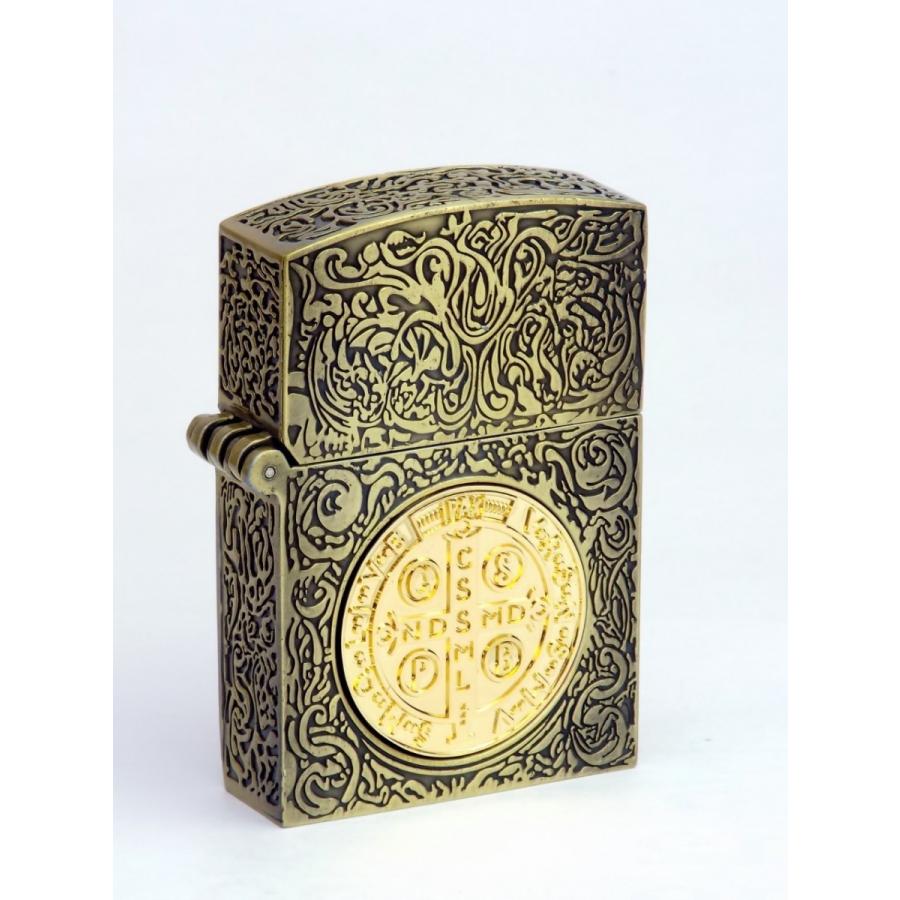 ZIPPO ジッポー ライター コンスタンティン ムービーサイズ 6面彫り 真鍮色 DSCF6038 | ZIPPO | 05