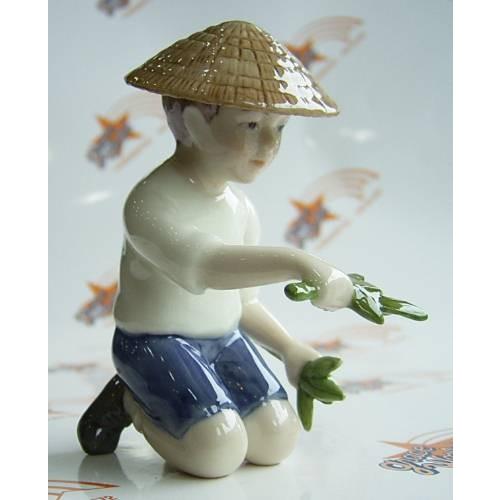 2002年 ミレニアム フィギュリン フレデリック 笹 ロイヤルコペンハーゲン ROYAL COPENHAGEN ロイヤルコペンハーゲン フィギュリン