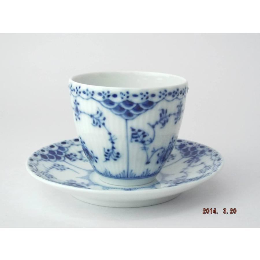 ロイヤルコペンハーゲン ブルーフルーテッド ハーフレース エスプレッソカップ＆ソーサー | ブルーフルーテッド | 02