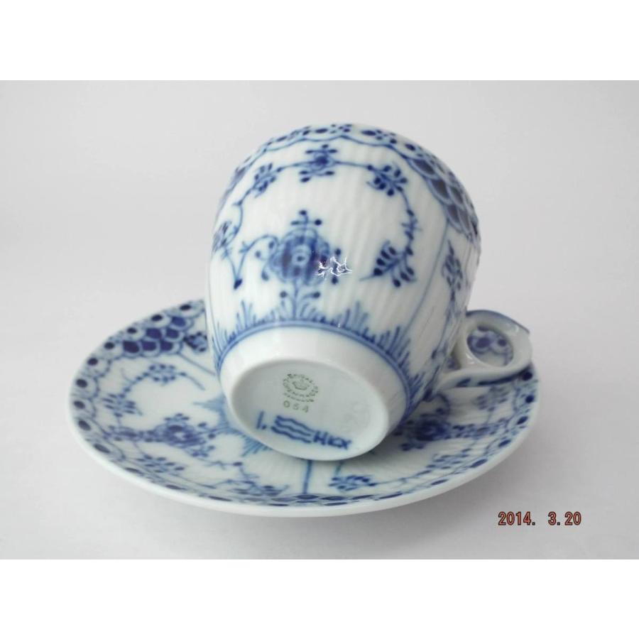 ロイヤルコペンハーゲン ブルーフルーテッド ハーフレース エスプレッソカップ＆ソーサー | ブルーフルーテッド | 05