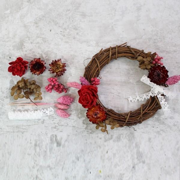 リース 玄関 春 手作りキット かわいい 材料 クリスマス ハンドクラフト Jamk Wreath01 01 グレイスヤフーショップ 通販 Yahoo ショッピング