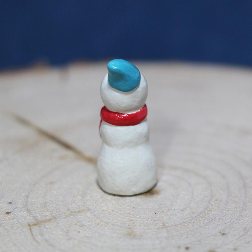 手作り 雪だるまとモンスター フィギュア 防水 マスコット スノーマン スノードームフィギュア 飾り