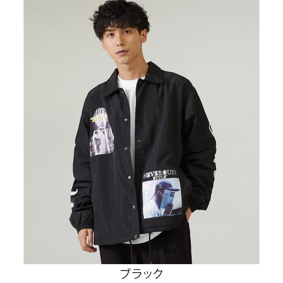 コーチジャケット メンズ ストリート ポリ ナイロン ジャケット ユニセックス 韓国 ファッション Gracias Graciasショッピングストア 通販 Yahoo ショッピング