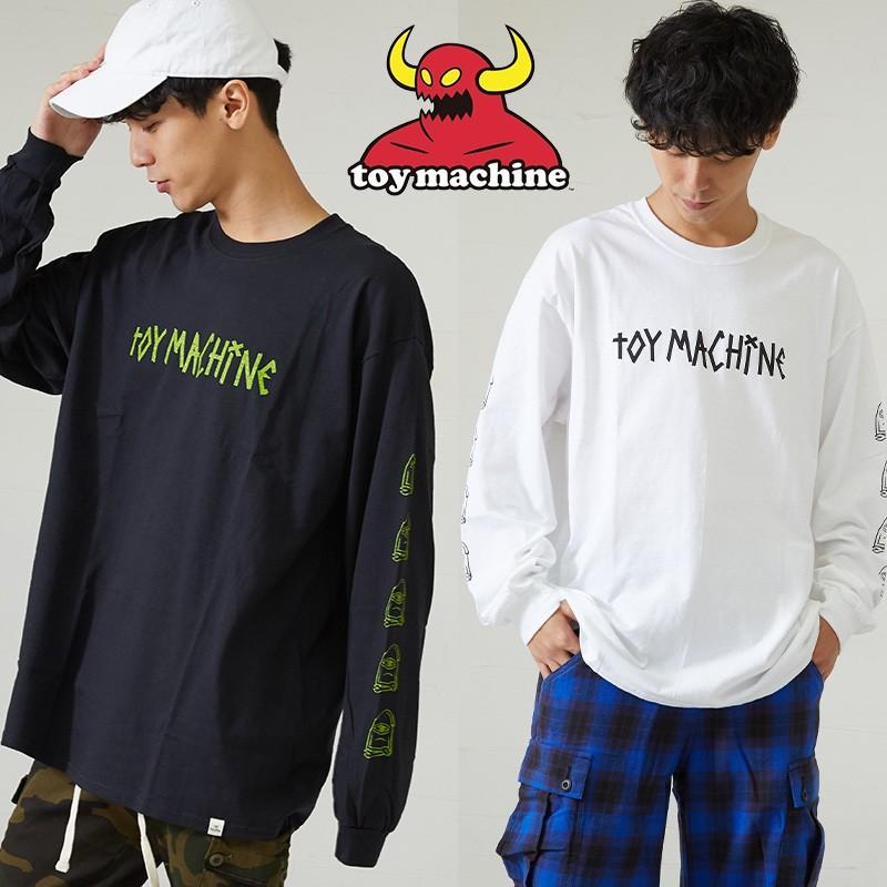 Toy Machine トイマシーン ロンt メンズ ブランド Tシャツ 長袖tシャツ ロンティー ロングtシャツ 袖プリントtシャツ ロゴtシャツ 白 Graciasショッピングストア 通販 Yahoo ショッピング